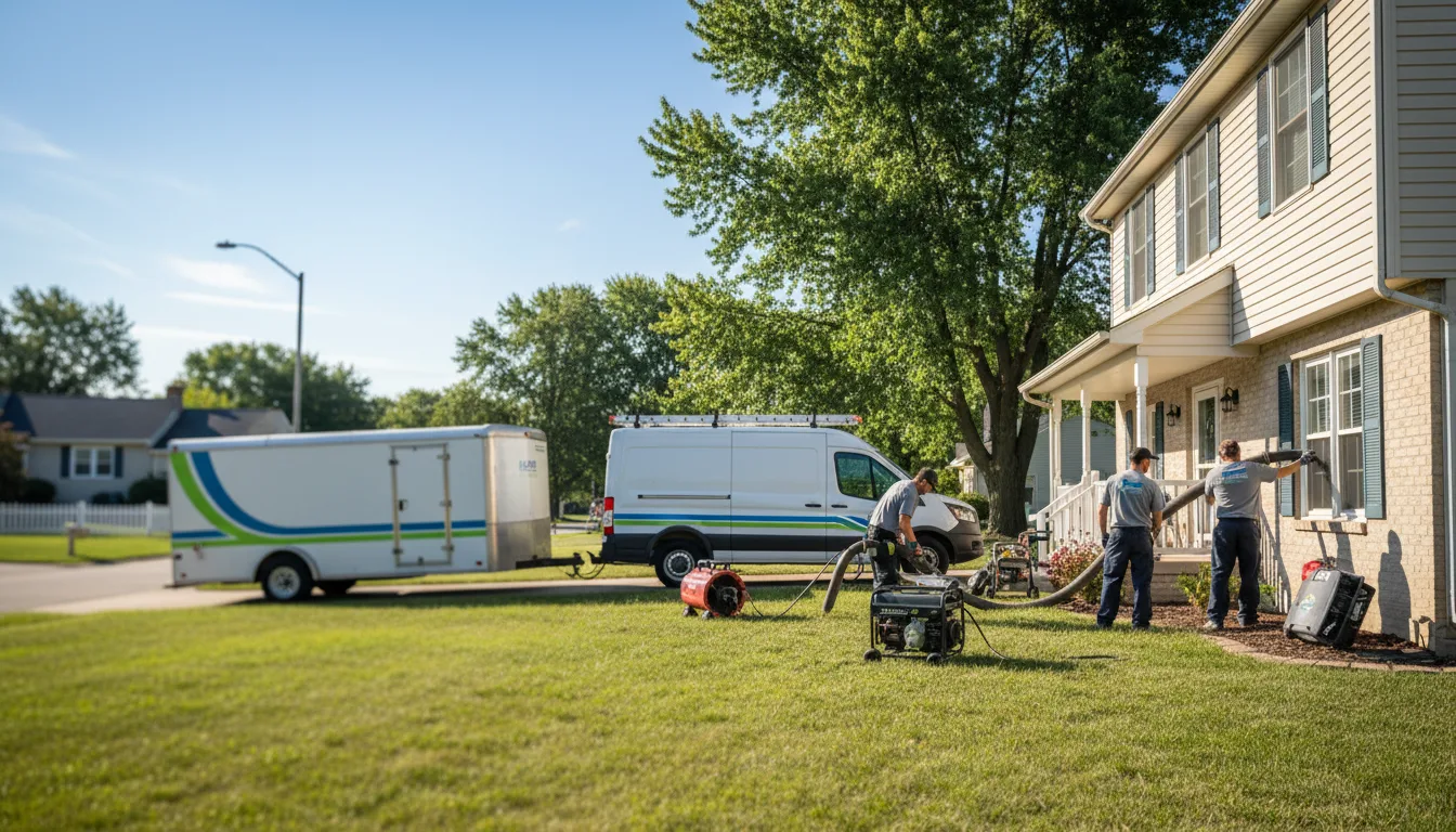 Flooded Basement Restoration And Cleanup With Repair in Jasper, MI near me